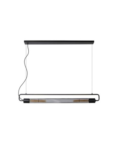 Lucide - Calixt - Suspension Led 2xE27 Métal Noir