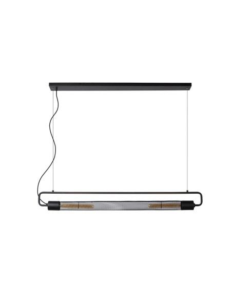 Lucide - Calixt - Suspension Led 2xE27 Métal Noir