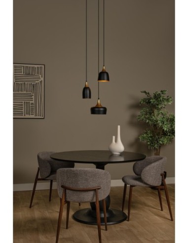 Lucide CHAYANNE Suspension Diam. 30 cm 3xE14 Noir | Deko Light