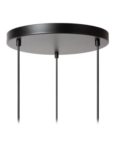 Lucide CHAYANNE Suspension Diam. 30 cm 3xE14 Noir | Deko Light