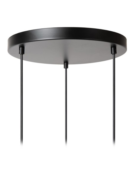 Lucide CHAYANNE Suspension Diam. 30 cm 3xE14 Noir | Deko Light