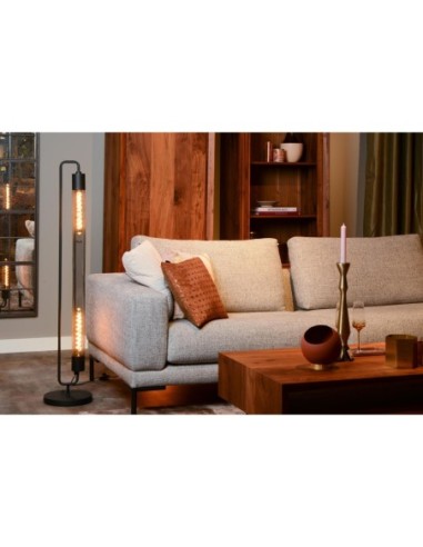 Lucide CALIXT Lampadaire 2xE27 Noir | Deko Light