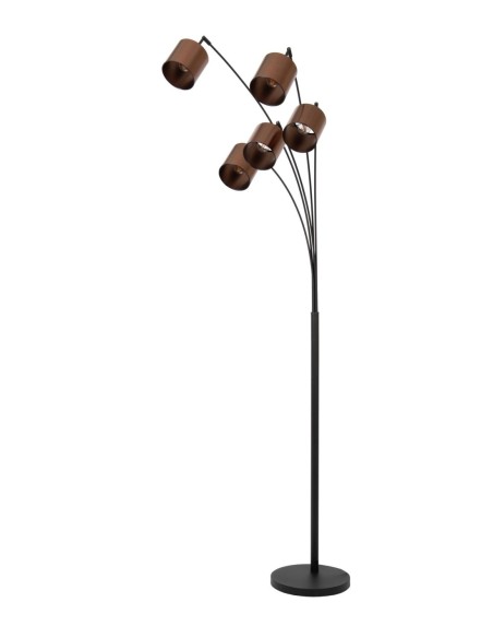 Lucide RANKOS Lampadaire 5xE14 Noir | Deko Light