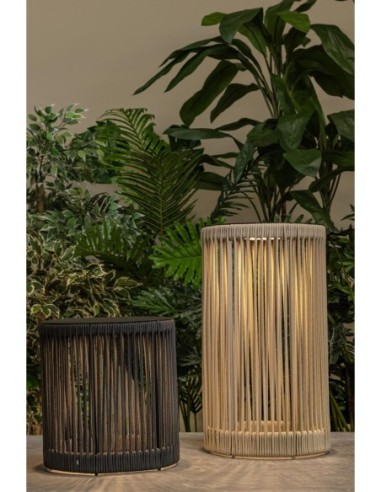 Pingi - Lucide - Lampadaire extérieur autonome taupe