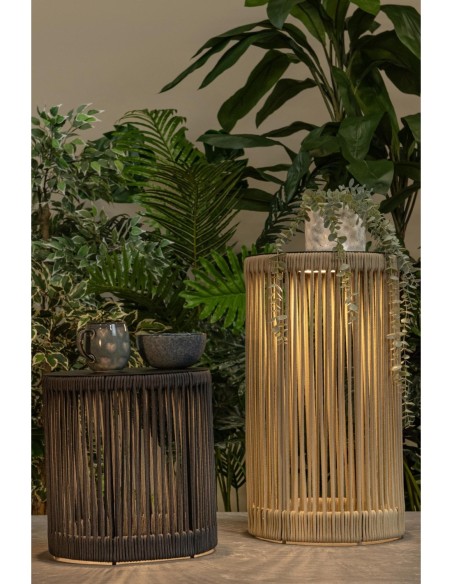 Pingi - Lucide - Lampadaire extérieur autonome taupe - rechargeable sur prise USB