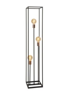 Lampadaire Led  3xE27  Métal Noir - Lucide - Arthur
