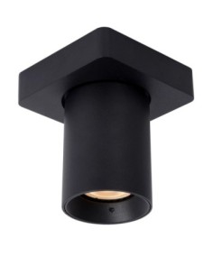 Lucide NIGEL Spot plafond LED Dim to warm GU10 1x5W 2200K/3000K Noir | Deko Light