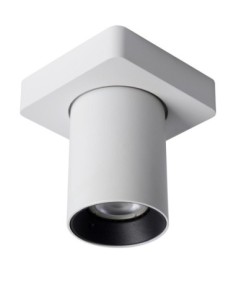 Lucide NIGEL Spot plafond LED Dim to warm GU10 1x5W 2200K/3000K Blanc | Deko Light 2