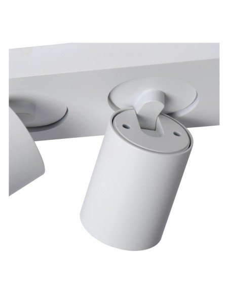 Lucide NIGEL Spot plafond LED Dim to warm GU10 3x5W 2200K/3000K Blanc | Deko Light