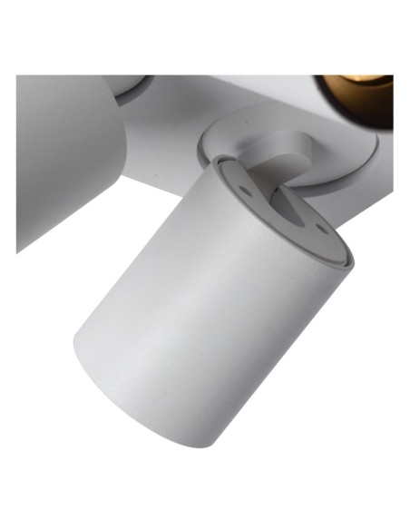 Lucide NIGEL Spot plafond LED Dim to warm GU10 4x5W 2200K/3000K Blanc | Deko Light