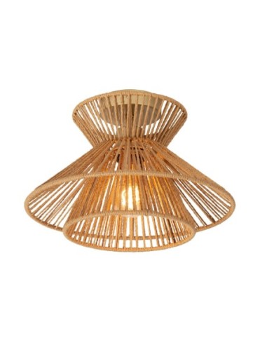 Plafonnier Diam. 32 cm 1xE27 60W IP20 Papier Naturel - Lucide - Tasman