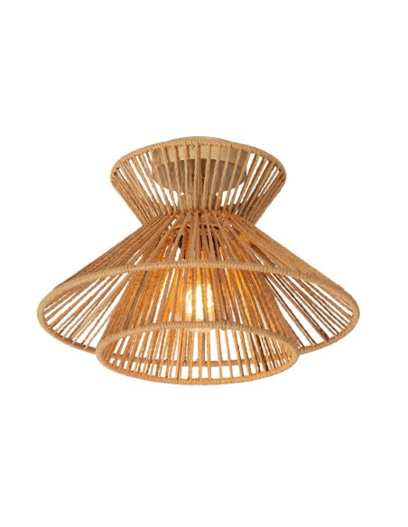 Lucide TASMAN Plafonnier Diam. 32 cm 1xE27 Naturel | Deko Light