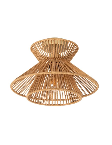 Plafonnier Diam. 32 cm 1xE27 60W IP20 Papier Naturel - Lucide - Tasman