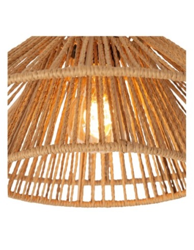 Plafonnier Diam. 32 cm 1xE27 60W IP20 Papier Naturel - Lucide - Tasman