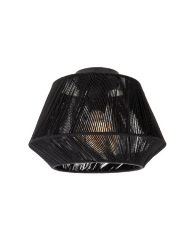 Lucide - Jessica - Plafonnier Led Diam. 30 cm 1xE27  Noir