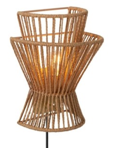 Applique murale 1xE14 40W Naturel / Laiton - Lucide - Tasman