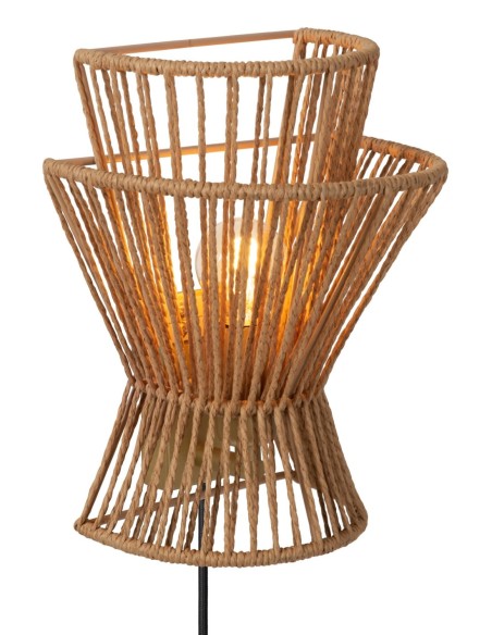 Applique murale 1xE14 40W Naturel / Laiton - Lucide - Tasman