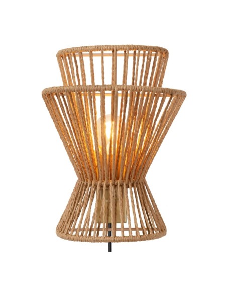 Applique murale 1xE14 40W Naturel / Laiton - Lucide - Tasman