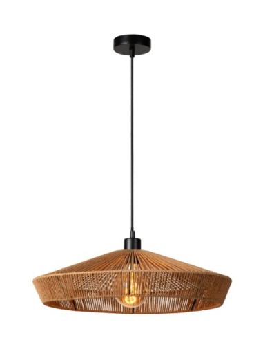 Lucide YUNKAI Suspension Diam. 50 cm 1xE27 Naturel | Deko Light