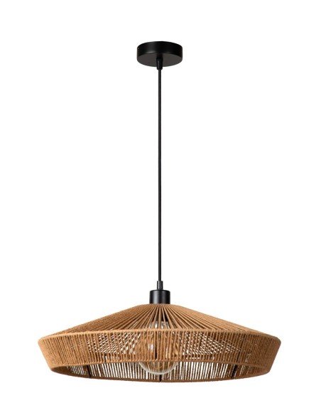 Suspension Diam. 50 cm 1xE27 60 W Dimmable Naturel - Lucide - Yunkai