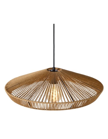 Lucide YUNKAI Suspension Diam. 50 cm 1xE27 Naturel | Deko Light