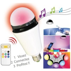 Ampoule Led haut-parleur Bluetooth RGB Samba - Luminance 