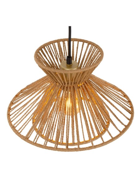 Suspension Led 3xE27 60 W Dimmable  Naturel - Lucide - Tasman