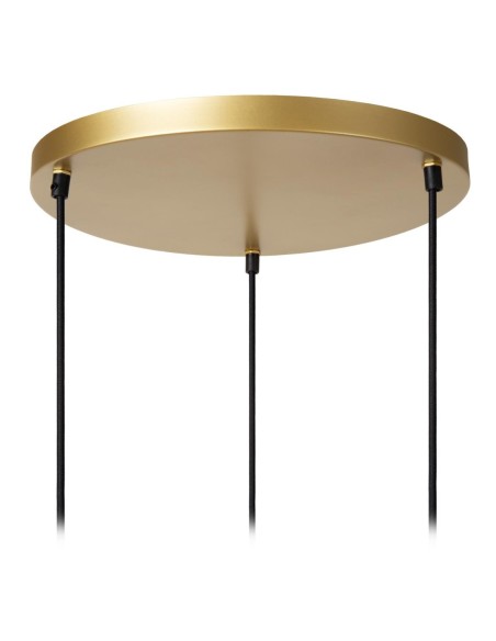 Suspension Led 3xE27 60 W Dimmable  Naturel - Lucide - Tasman