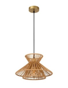 Suspension Led Diam. 32 cm 1xE27 60 W IP20 Naturel - Lucide - Tasman 2