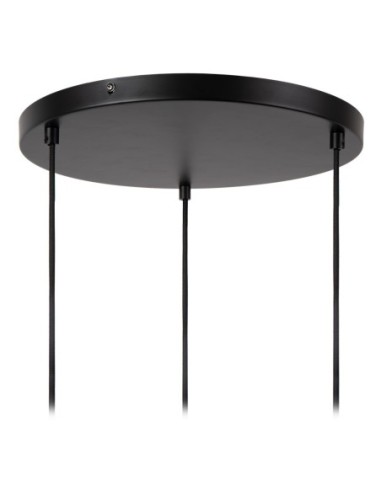 Lucide JESSICA Suspension Diam. 35,5 cm 3xE27 Noir | Deko Light