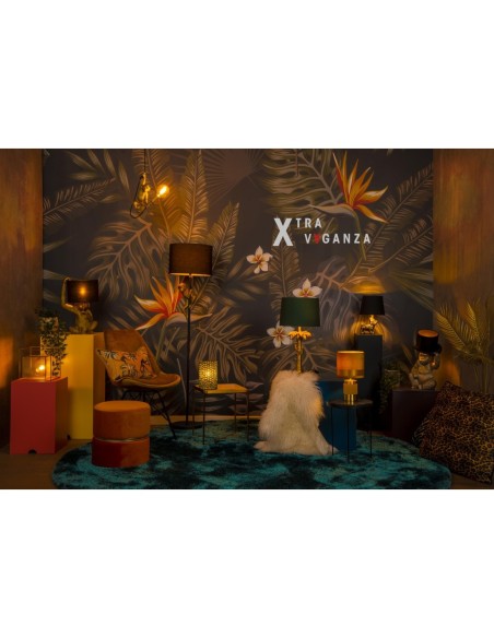 Lucide EXTRAVAGANZA VELVET Lampe de table Diam. 25 cm 1xE27 Noir | Deko Light