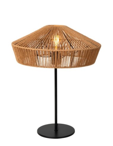 Lucide YUNKAI Lampe de table Diam. 40 cm 1xE27 Naturel | Deko Light