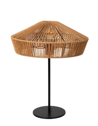 Lampe de table Diam. 40 cm 1xE27 60W Dimmable Naturel - Lucide - Yunkai