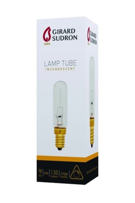 Ampoule tube incandescente dimmable E14 25W Girard Sudron - Girard