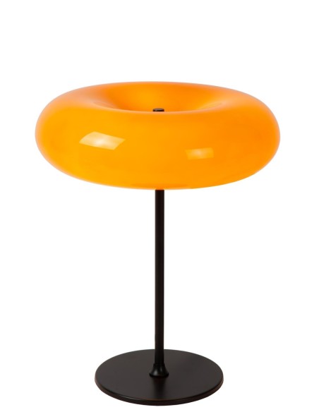 Lampe de table verre et métal  orange - Lucide - Sentino
