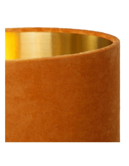 Lampadaire Diam. 34 cm 1xE27 60W Verre Jaune Ocre - Lucide - Esterad