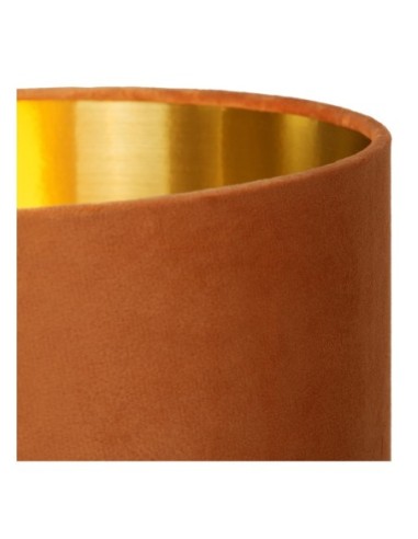 Lampadaire Diam. 34 cm 1xE27 60W Verre Orange - Lucide - Esterad
