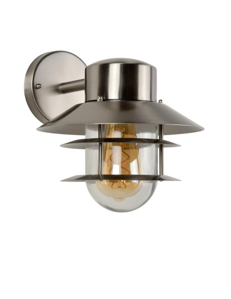 Applique murale extérieur 60 W 1xE27 IP44 Chrome Depoli - ZICO - Lucide
