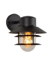 Applique murale extérieur 60W 1xE27 IP44 Noir - ZICO - Lucide
