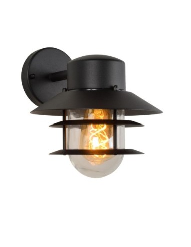 Applique murale extérieur 60W 1xE27 IP44 Noir - ZICO - Lucide
