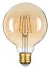 Ampoule Led filament design ambrée E27 G95  - Optonica 