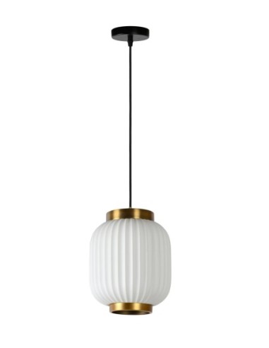 Lucide GOSSE Suspension Diam. 19,5 cm 1xE27 Blanc | Deko Light