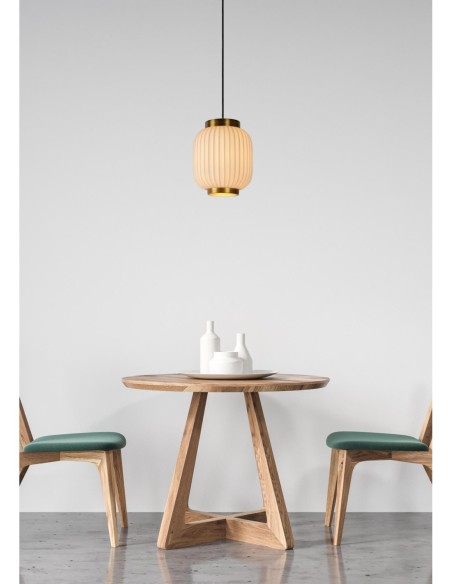 Lucide GOSSE Suspension Diam. 19,5 cm 1xE27 Blanc | Deko Light