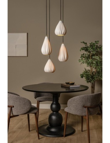 Lucide CINZIA Suspension Diam. 55,5 cm 4xE27 Blanc | Deko Light