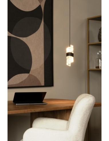 Lucide KLIGANDE Suspension Diam. 13 cm LED 1x9W 2700K Noir | Deko Light