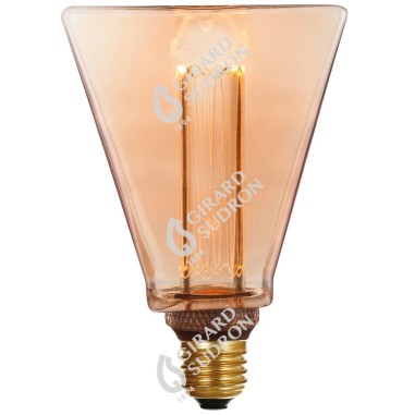 Ampoule décorative Led Vis Versa à filament E27  ambrée - Girard-Sudron 