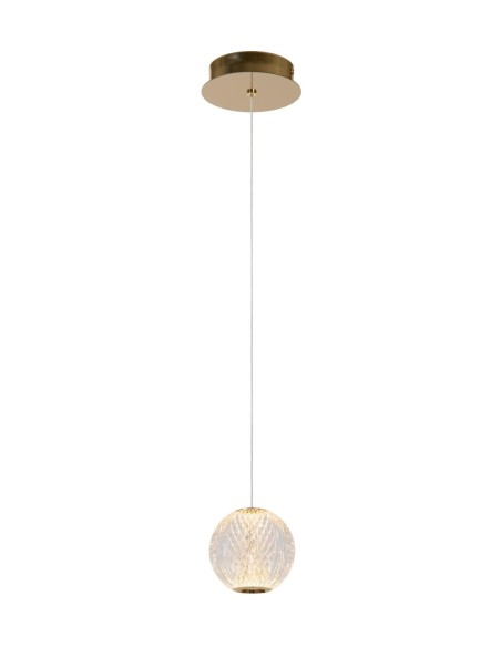 Suspension Lucide CINTRA LED design cristal transparent réglable
