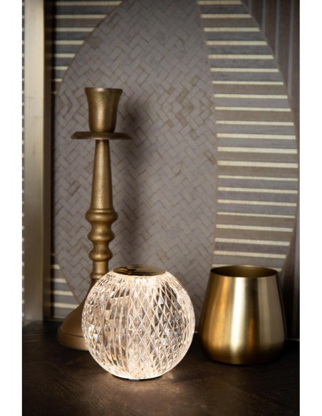 Lampe de table Lucide CINTRA LED rechargeable compacte