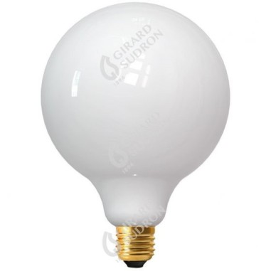 Ampoule 7 W globe filament opaline E27 diamètre 12,5 cm - Girard-Sudron 