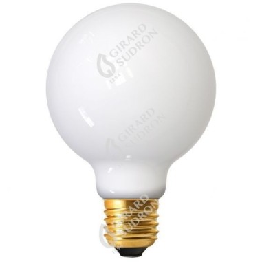 Ampoule 7 W globe filament opaline E27 diamètre 8 cm - Girard-Sudron 